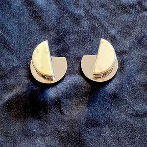 CHRISTIAN DIOR
Resin Half Moon Earrings